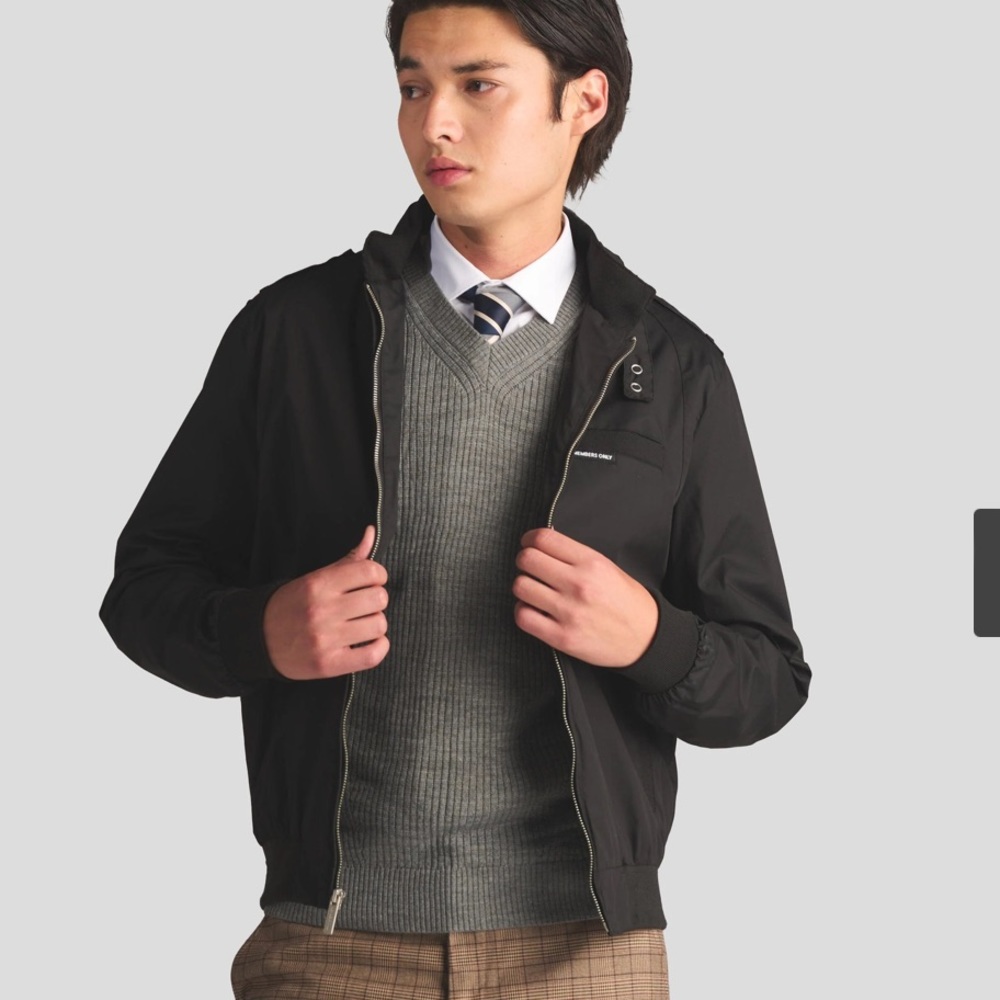 Members Only Iconic Racer Slim Fit Jacket - Size Medium